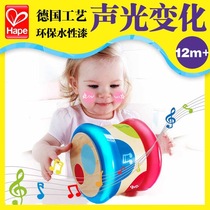 Hape Rolling Music Electronic Music Drum 6-36 Months Baby Clap Drum Baby Toys Childrens Educational Sound