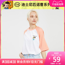 C & a Disney Pinocchio co branded cartoon printed half sleeve T-shirt for women in 2020 new summer ca200227790-q0