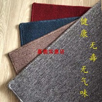 Mahjong table cloth table mat silencing cushion thick hand rub waterproof rubber bottom solid color Square playing cards home 687378