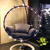 Net red bubble chair transparent Bubble Ball bubble chair acrylic glass hemisphere space hanging chair swing basket same model