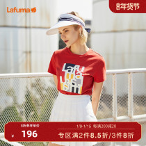 LAFUMA Leify leaf outdoor sports T-shirt women Summer collar short sleeve men Xinjiang cotton couple LFTS1AS50