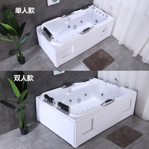 2 m double bathtub hotel Villa engineering massage surfing heating free-standing acrylic adult household bathtub