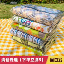 Picnic cloth mat waterproof outdoor portable double-sided waterproof thick ins Wind camping mat spring outing mat picnic