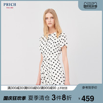 PRICH 2019 summer new style female polka dot slim mid-length skirt dress PROW92515Q