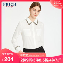 Prich2020 spring new top commuting workplace elegant blouse prbaa5101q