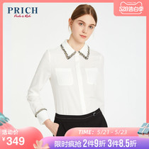 Prich2020 spring new top commuting workplace elegant blouse prbaa5101q