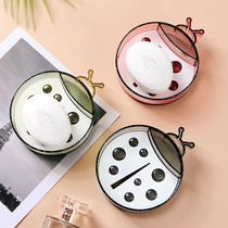 Usiju creative cartoon cute soap box Household dormitory bathroom sink storage drain soap holder soap box