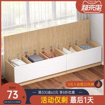  Bay window cabinet Floor-to-ceiling low cabinet storage cabinet Balcony storage storage floor cabinet Sitting bedroom clothes storage shelf