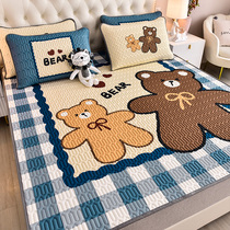  Summer latex mattress futon cushion thin mat mattress mattress quilt mattress summer mat ice silk mat dual-use