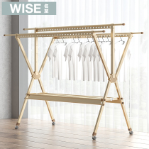 Drying rack balcony floor-to-ceiling folding indoor household outdoor removable clothes drying rack drying quilt artifact