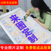 2021 New Full diamond 5d Diamond painting custom live photo handmade diy point stick Diamond brick cross stitch