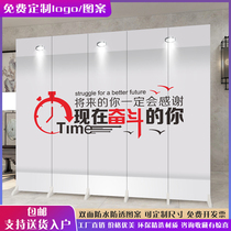 Office screen partition living room modern simple decoration Hotel cover home folding mobile custom folding screen