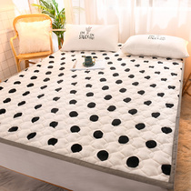 Coral Fleece Mattress household double 1 35 m2 2 thin antiskid warm milk velvet flannel pad bei ru zi