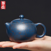 Zun pot Yixing purple sand pot pure handmade Xi Shi pot original mine Tiancui red sand famous home brew tea single pot kung fu tea set