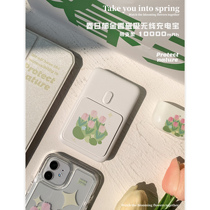 Original wild interest original application Apple magnetic attraction wireless charging Bao 13promax fast charging mobile power supply iPhone12