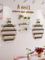 Product shelf Wall nail art wall hanging net red nail polish hanging wall shelf shop display rack