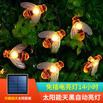 Solar light string outdoor led lantern flashing light string light courtyard star light tree light balcony layout decorative light strip