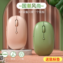 BOW Voyage Recharged Wireless Mouse Mute Girl cute to pick up laptop gaming office ipad