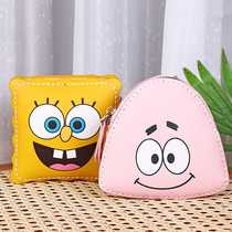 2022 New Diy Material Bag Handwoven Mini Cartoon Sponge Baby Gift Woman Skew Satchel Bag bag