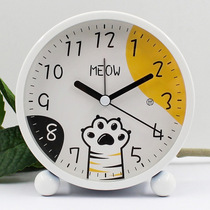 Children cartoon alarm clock students use getting up artifact for boys and girls special alarm bedroom bedside Silent desktop clock