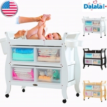 Dalala Baby diaper table Solid wood baby care table Bath table Massage table Touch table Storage table