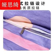 Pure cotton pillow sleeve with 48x74 thickening cotton head sleeve double 12226 pillow household a large cotton zipper core