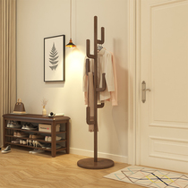 Net red hanger floor bedroom simple modern single pole hat rack room door indoor mobile coat rack