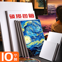 Oil picture frame oil canvas with frame drawing board acrylic paint linen tool inner frame cotton combination version picture frame small finished beginners cloth frame material practice cardboard thickening oil cloth surface blank customization