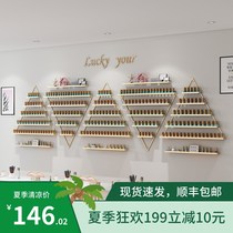 High-end Nordic nail art table special price economical marble shop decoration table and chair set single and double beauty