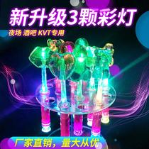 Christmas LED3 lights flash glowing lollipop bar creative fun spoof candy nightclub trampoline
