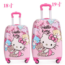 Childrens trolley box 18 inch universal wheel luggage travel 16 male and female students children Baby Princess cartoon drag box