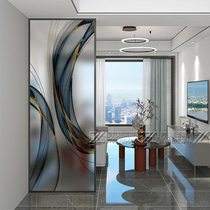 Light luxury glass screen partition into the living room home bedroom porch wall decoration restaurant small apartment modern simple