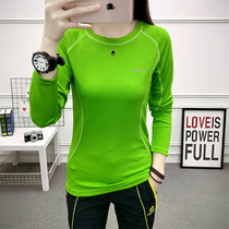 2021 spring women outdoor long sleeve quick-drying clothes fast-drying perspiration round neck breathable T-shirt running shirt Women