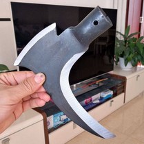 Agricultural cutting and cutting dual-purpose opening knife cutting wheat weeding cutting chain knife outdoor long handle lengthy knife grass cutting knife