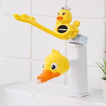 American cartoon children faucet extender splash-proof baby hand wash extension silicone water nozzle guide sink