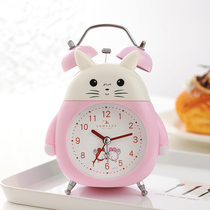 Childrens alarm clock New cartoon kitten students use get-up artifact boys strong wake-up small alarm mute table clock