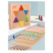 Versatile flying chess Checkers Five Chess Fighting Beast Go Class Game Children Elementary School Childrens Puzzle Toys