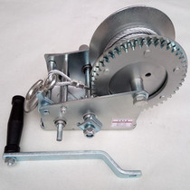 Hand-cranked winch wire rope self-locking manual household hoist small hoist traction Crane Manual hoist