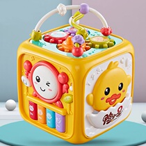 Childrens Pat drums baby toys hand-beat drums hexagonal puzzle Music 6 months baby early education Enlightenment a 1 year old