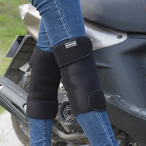  New motorcycle knee pads to keep warm and prevent the winter season for men and women riding outside to wear riding windproof electric car leg guards