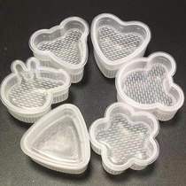 Triangle rice ball sushi mold triangle love bear flower mouse pig animal geometry bag Laver mold