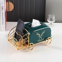 Nordic minimalist creative ceramic paper towels box tea table remote control for containing crammy with light lavish home 1113m