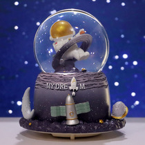Astronaut astronaut crystal ball music box children Boys Girls birthday gifts Music Box Childrens Day gifts