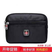 Mobile phone running Bag Mens hand bag canvas bag wearing belt horizontal 6 inch 7 5 inch mobile phone Bag Mens Hanging Bag