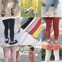 2021 spring and summer new girl foreign style modal childrens leggings female baby thin wear pants