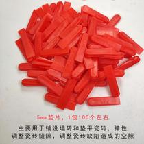 Tile Positioner Small Inserts Wedge wedge Shim Levelling Instrumental plastic Remain gap card Tools Finder Spacer