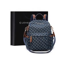 Small ck double shoulder bag woman 2022 new wave Korean version oxford cloth small backpack 100 lap fashion large capacity canvas bag