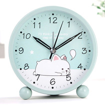 Nordic style small alarm clock creative students use home simple desktop ornaments small noise watch Net Red personality clock
