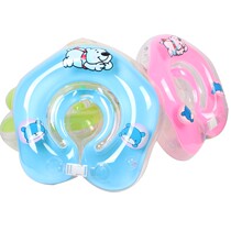 Infants and children Baby music neck ring axillary circle crystal swimming ring neck ring big man anti-rollover sitting ring