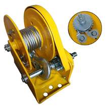 Hand-cranked self-locking winch 1200-pound wire rope hoist Two-way self-locking hoist Traction tensioner